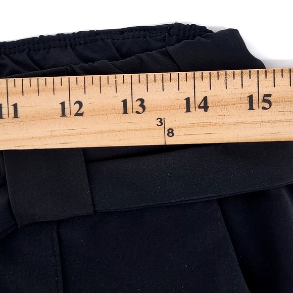 Athleta Destination Pants Women's Size 8 Black Wide Leg Stretch Travel Casual - Picture 5 of 7